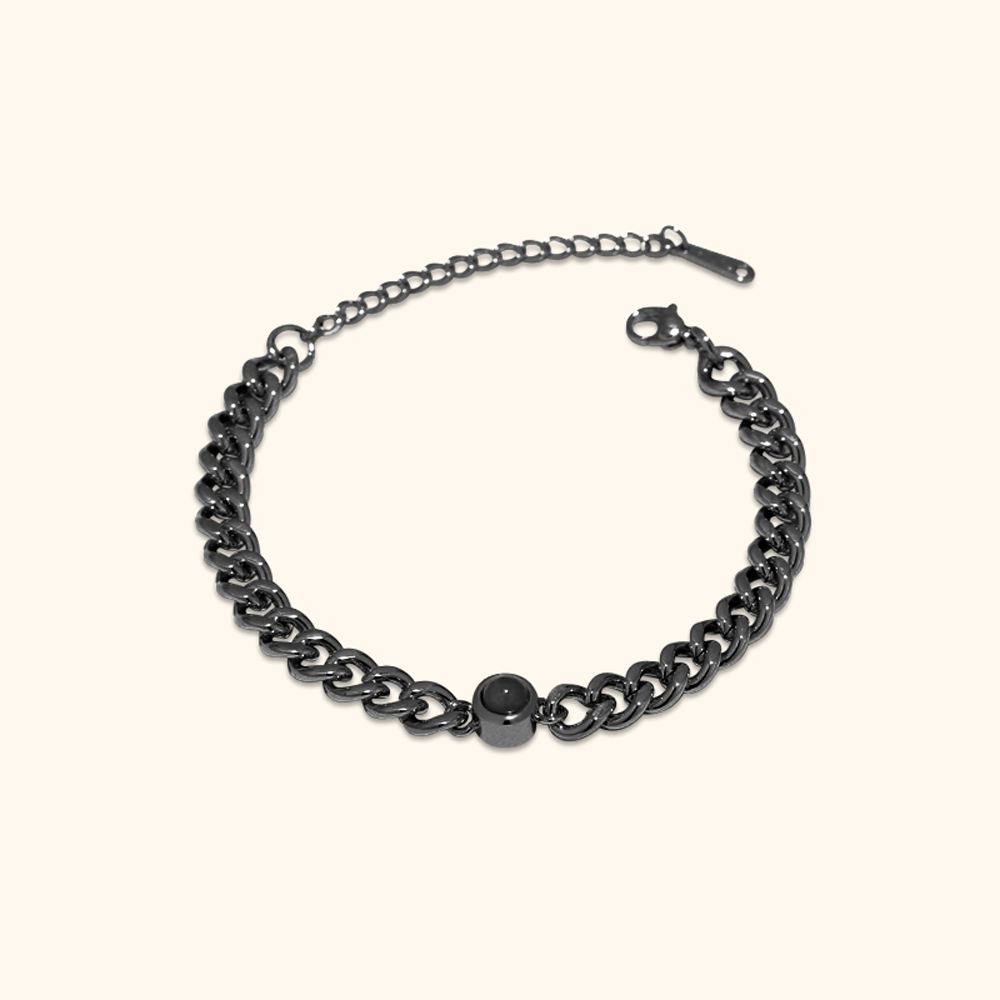 Gepersonaliseerde Cubaanse Projectie Armband