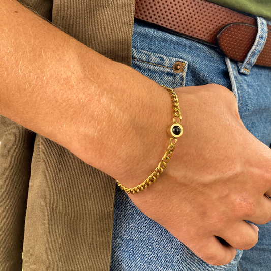 Gepersonaliseerde Cubaanse Projectie Armband