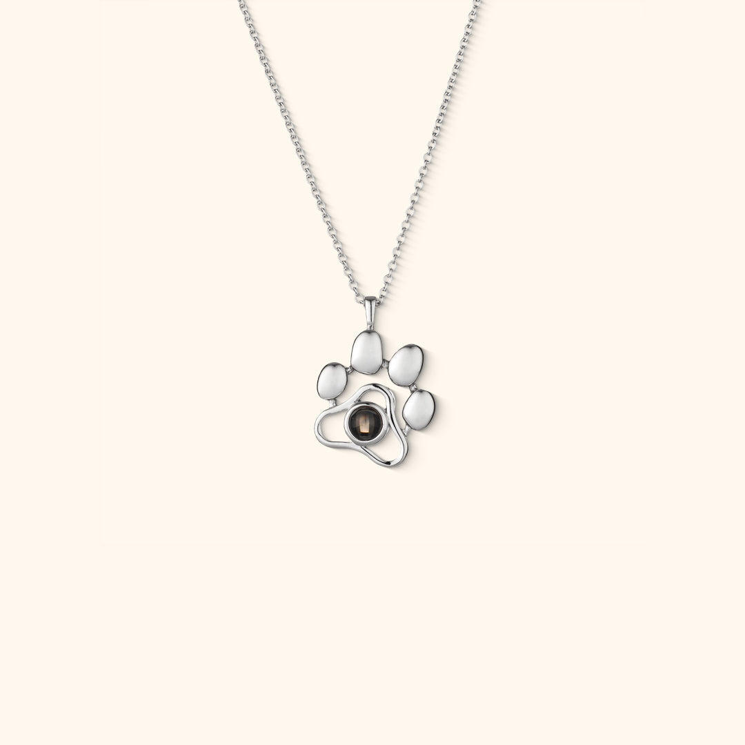 Gepersonaliseerde ketting met projectie foto van huisdier