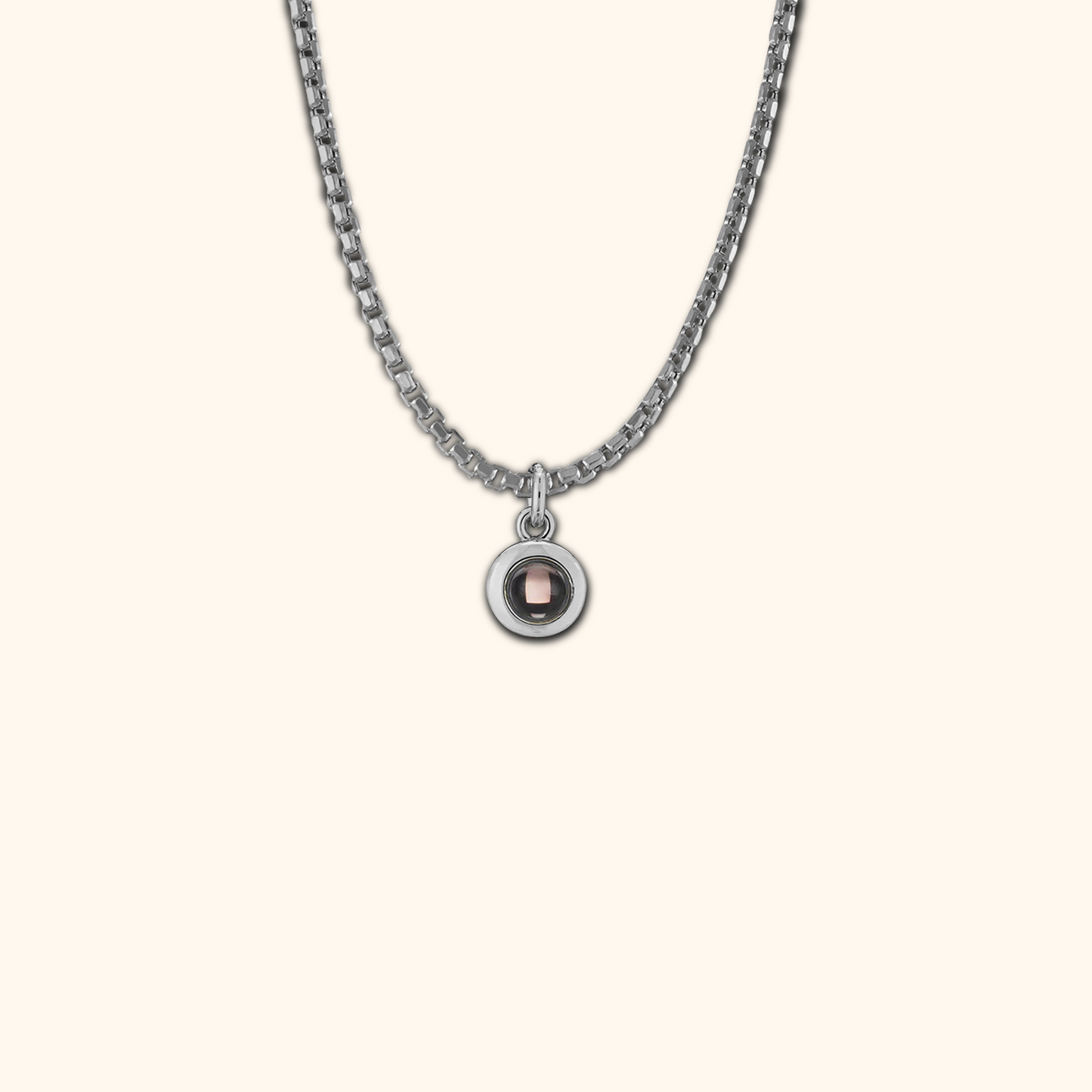 Essence Cirkel Ketting met Projectiebedel