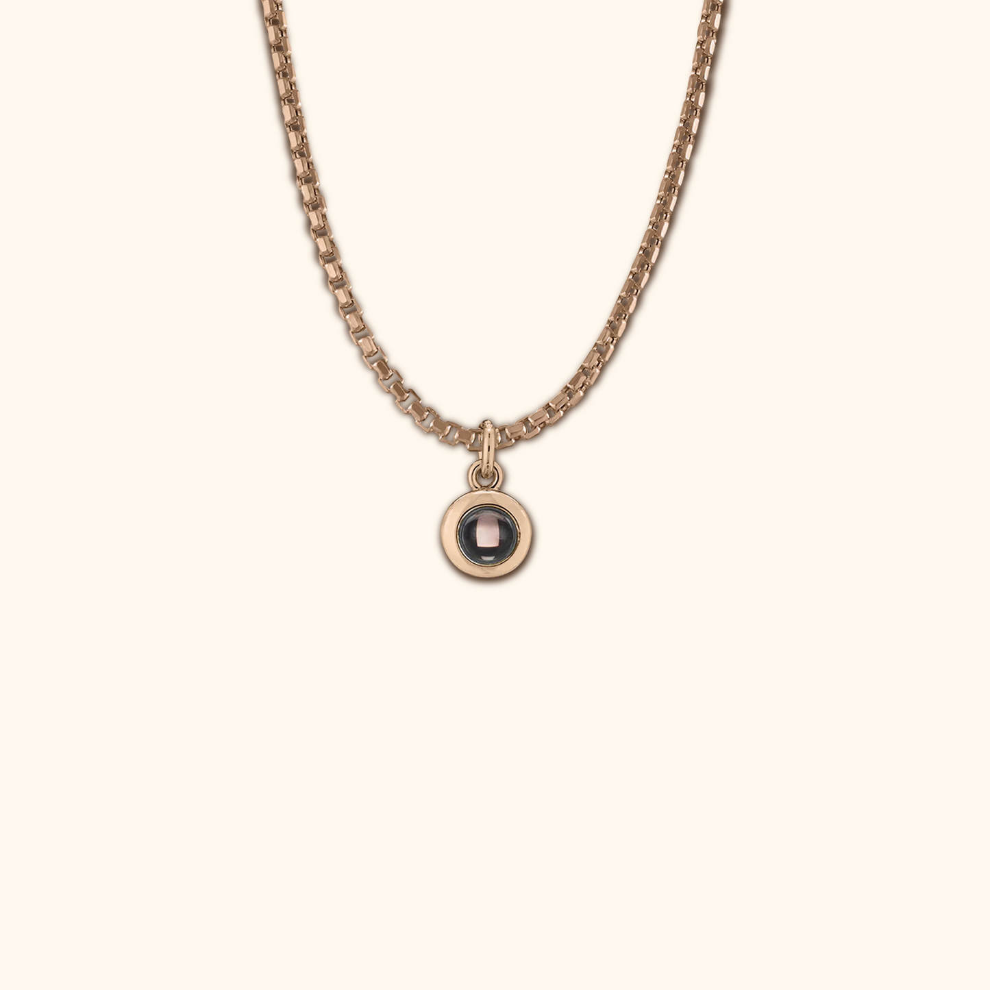 Essence Cirkel Ketting met Projectiebedel